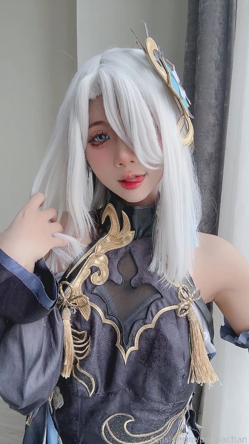 PoppaChan - Shenhe [28P-298MB] tg@simisebaisi 【丝足阁】007.webp